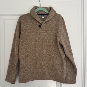 Old Navy Boys pull over sweater; Sweater-Knit Shawl-Collar Sweatshirt For Boys